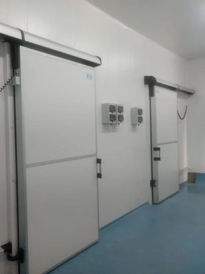 fabiracion puerta corrediza, centro de distribucion, bodega y cuarto frio para conservacion de productos a baja y media temperatura